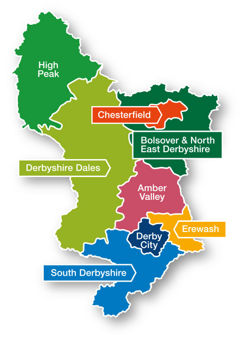 Our Places Joined Up Care Derbyshire   DerbyshirePlacesMap500x699 