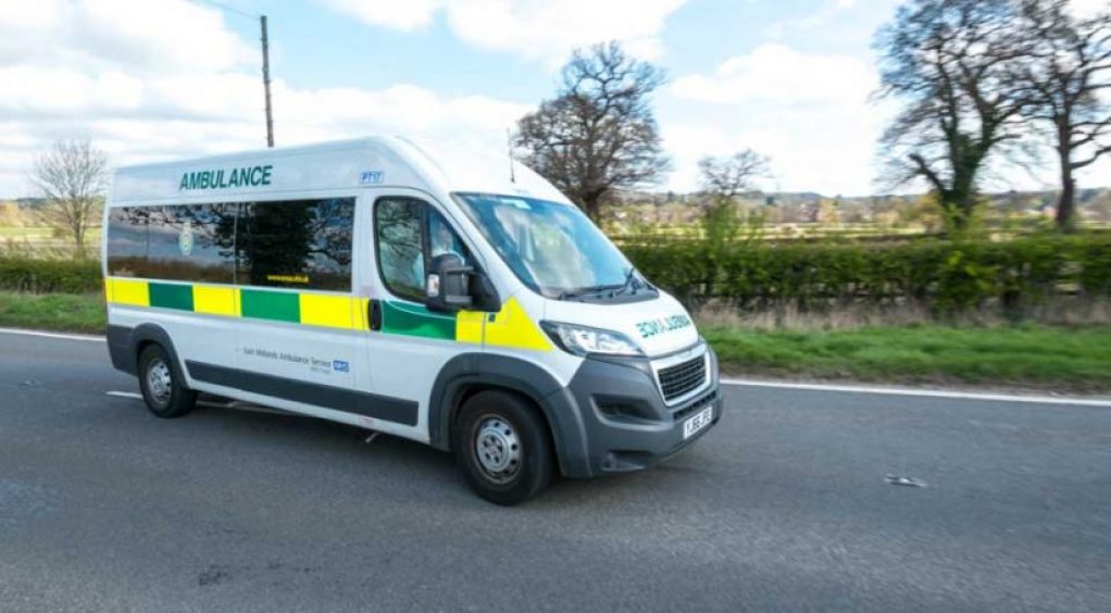 EMAS White Ambulance