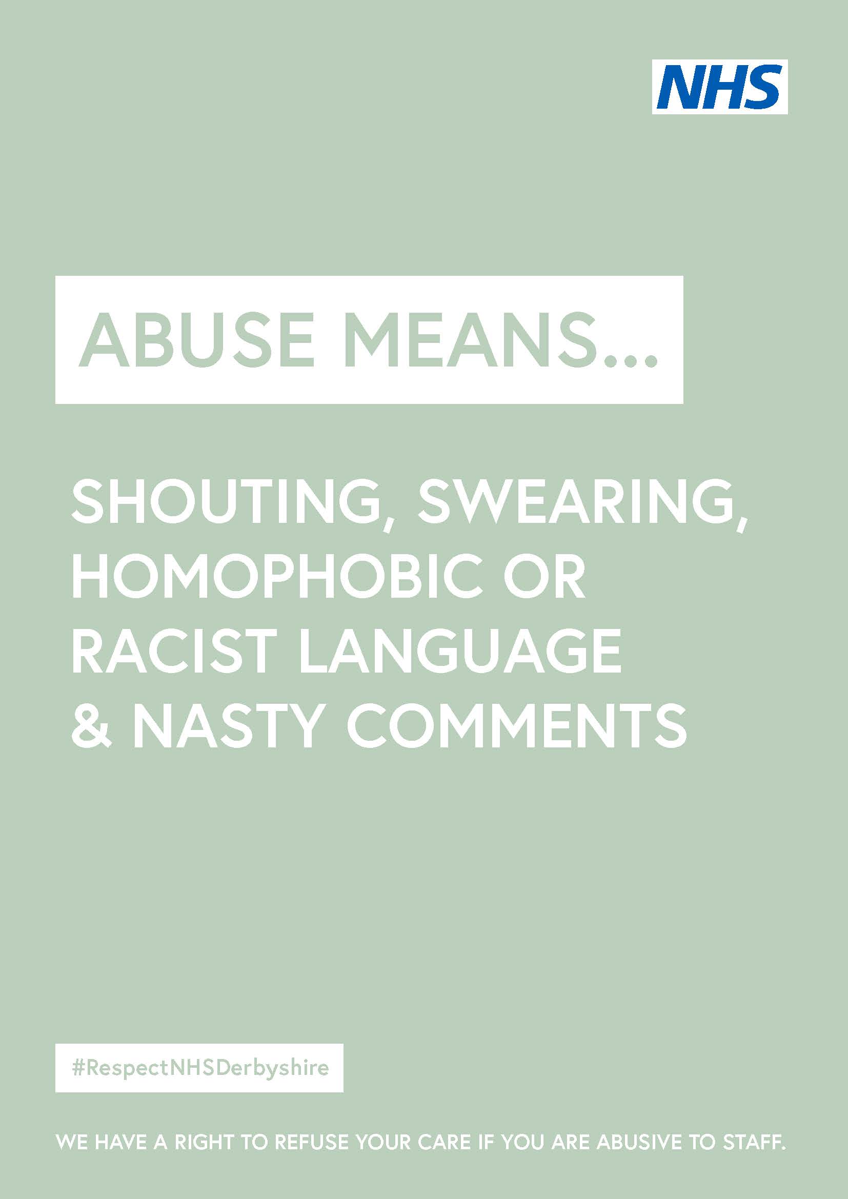 Poster-Abuse Means-Green