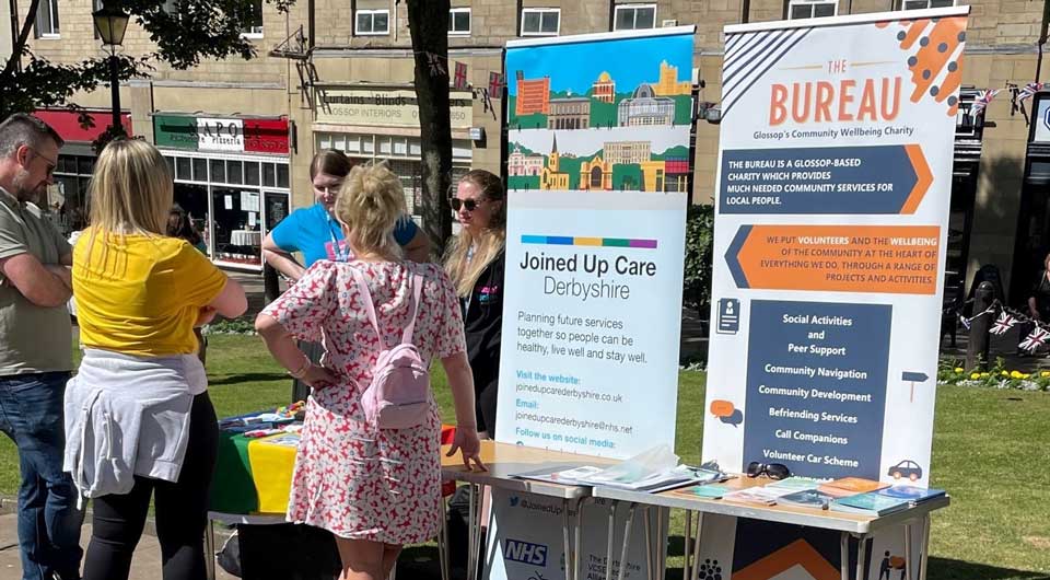 Information Stall in Glossop