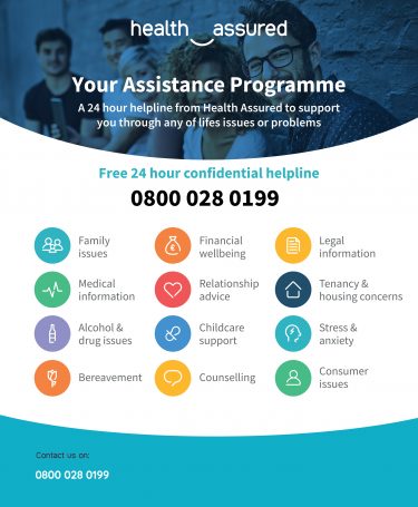 NEW Employee Assistance Programme » Joined Up Care Derbyshire