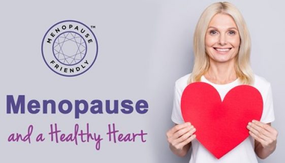 Women holding heart to symbolise Menopause Awareness Month with focus on Healthy Heart