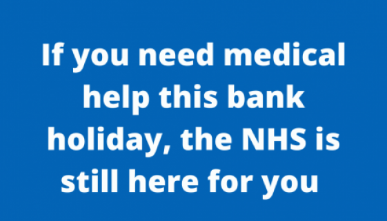 Bank holiday NHS