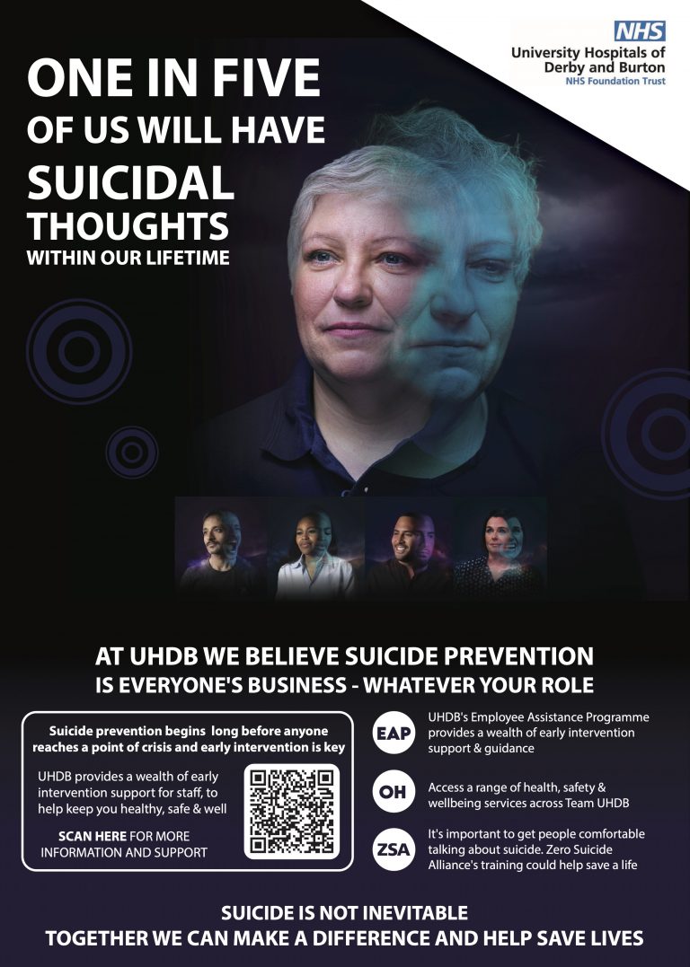 Raising Awareness of Suicide Prevention » Joined Up Care Derbyshire