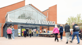 Chesterfield Royal Hospital entrance